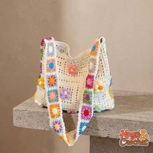 Bolso calado de crochet